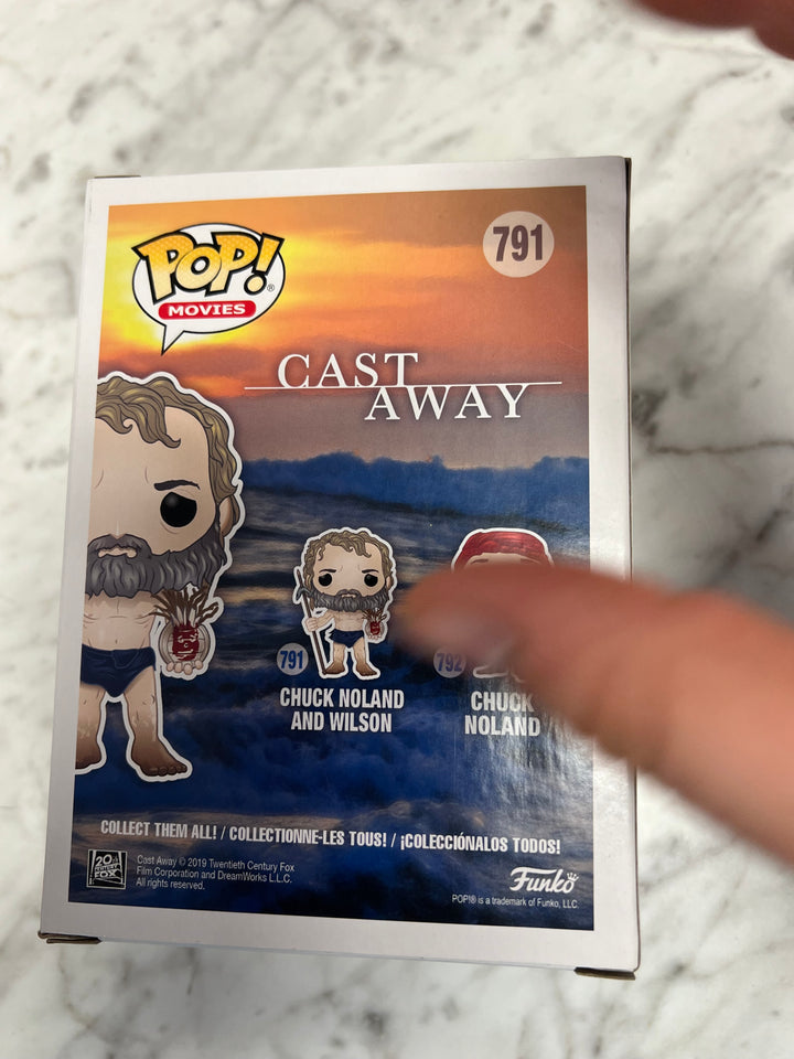 Funko Pop Cast Away Chuck Noland And Wilson 791 Movies Vinyl   FP111124