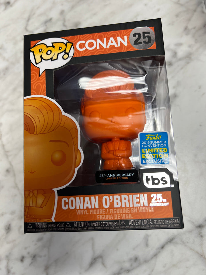 Funko Pop! Conan O'brien 25th Anniversary #25 Vinyl Figure 2019 Convention  FP111124