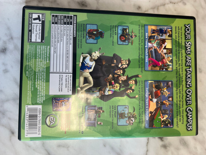 The Sims 2 University PC Game Expansion Pack 2005 Complete