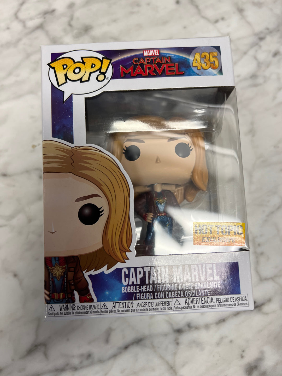 Funko Pop! Marvel Captain Marvel #435 Hot Topic Exclusive Vinyl Figure FP111124