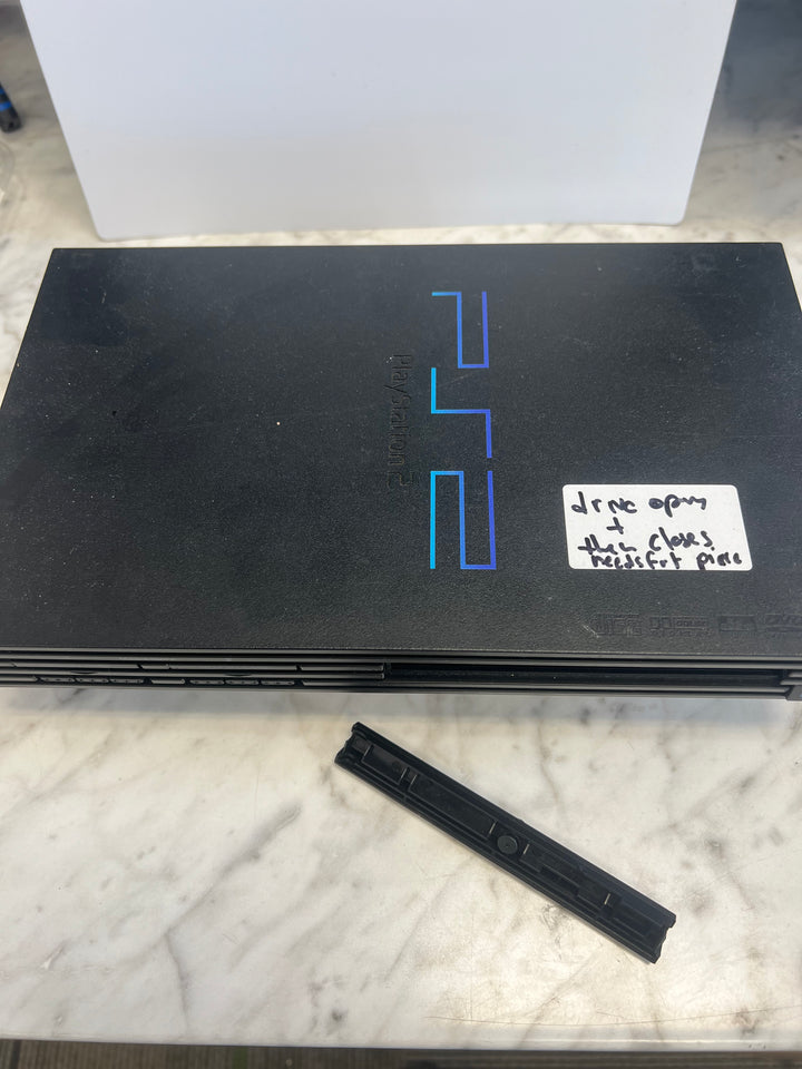 FOR PARTS NOT WORKING Drive Issues/Broken Front PS2 (Fat) Console   POX004