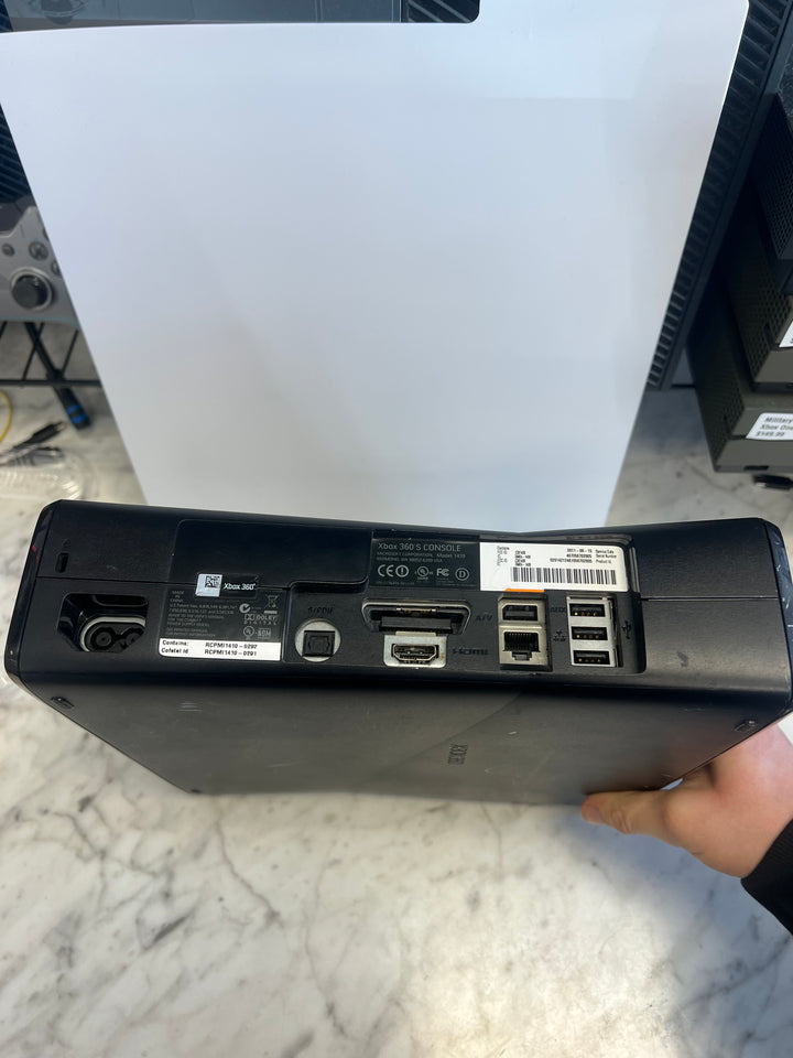 FOR PARTS NOT WORKING Drive Doesn't Open Xbox 360 Slim S (250GB) Console   POX005