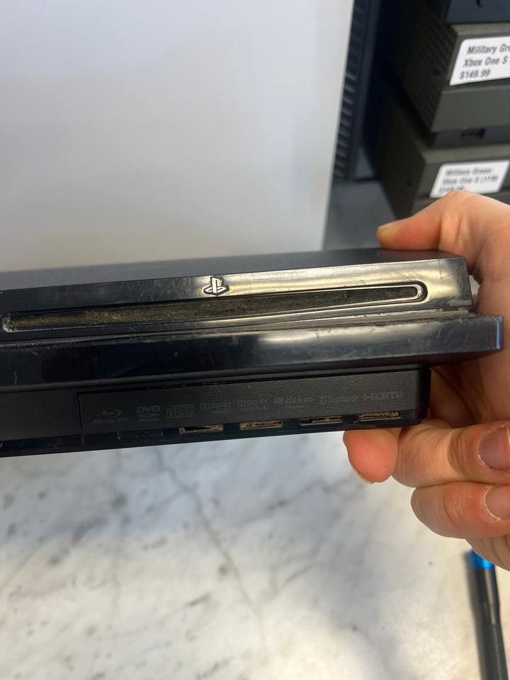 FOR PARTS NOT WORKING Discs Don't Read PS3 Slim 160GB Console POX007