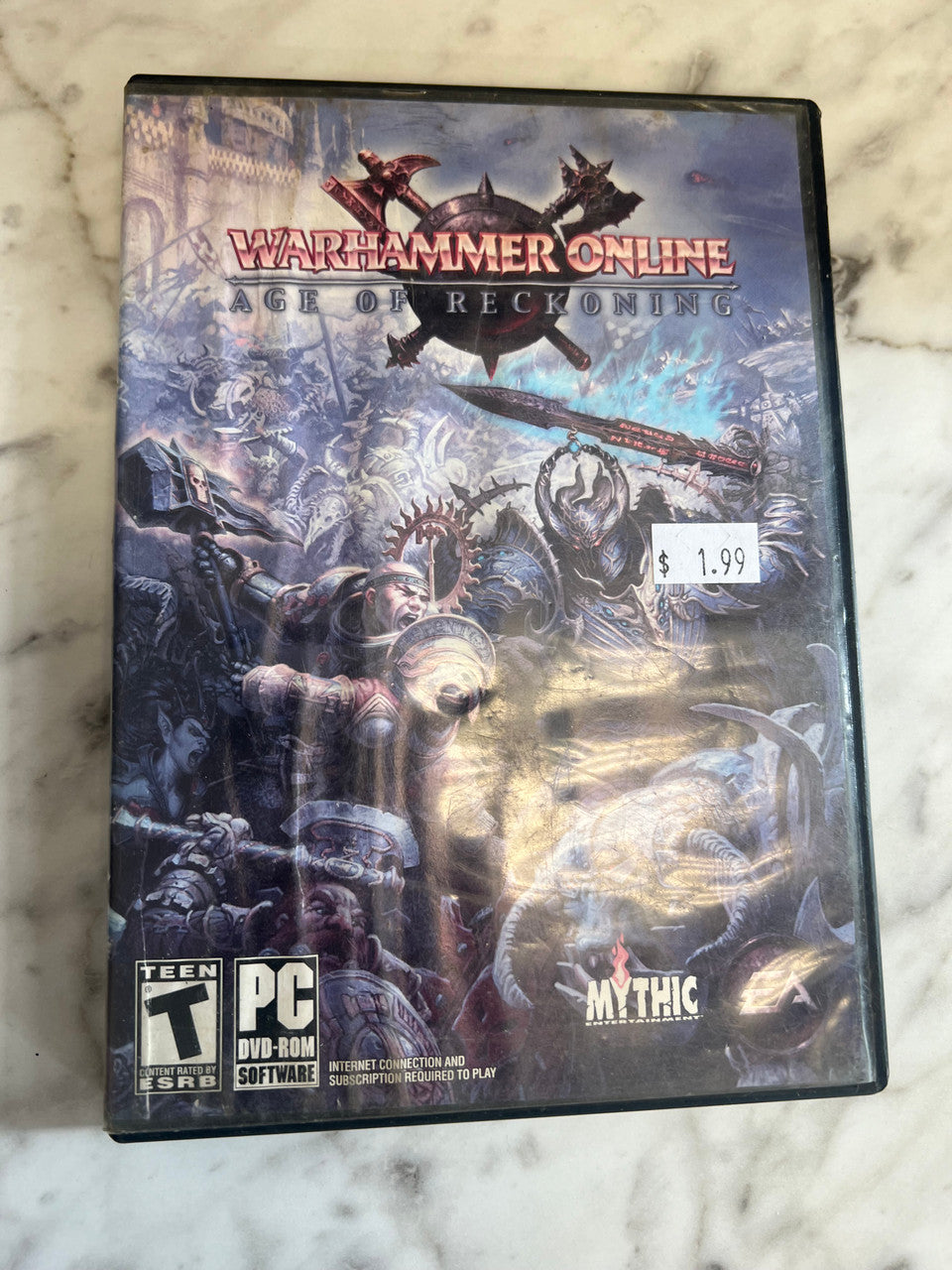 Warhammer Online: Age of Reckoning (PC, 2008) (water damage)