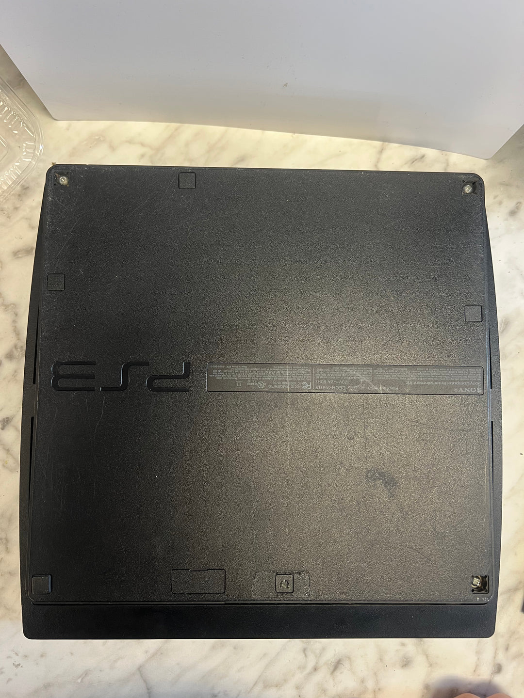 FOR PARTS NOT WORKING Discs Don't Read PS3 Slim 160GB Console POX007