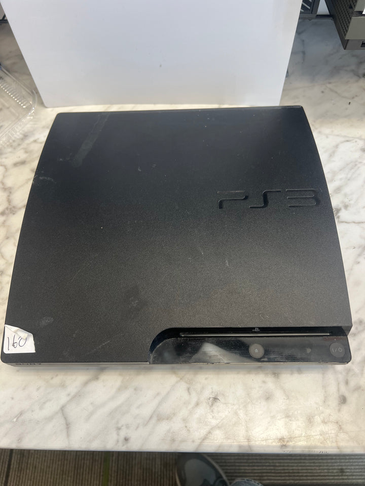 Major Cosmetic Flaws / Missing Screws  (Working) PS3 Slim 160GB Console POX007