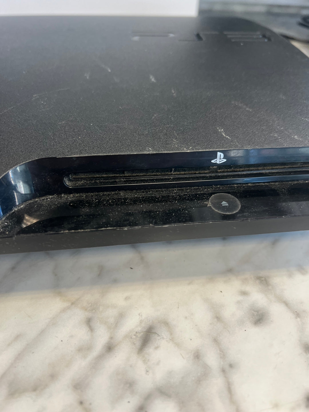 Major Cosmetic Flaws / Missing Screws  (Working) PS3 Slim 160GB Console POX007