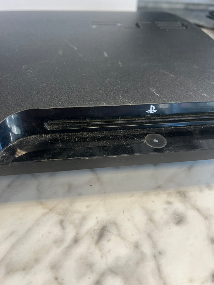 Major Cosmetic Flaws / Missing Screws  (Working) PS3 Slim 160GB Console POX007