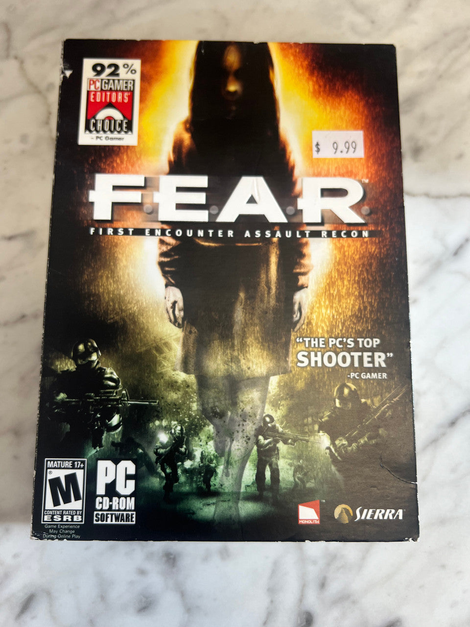 FEAR First Encounter Assault Recon (PC, 2005) Complete 5 Disc Boxed Set w/ Book