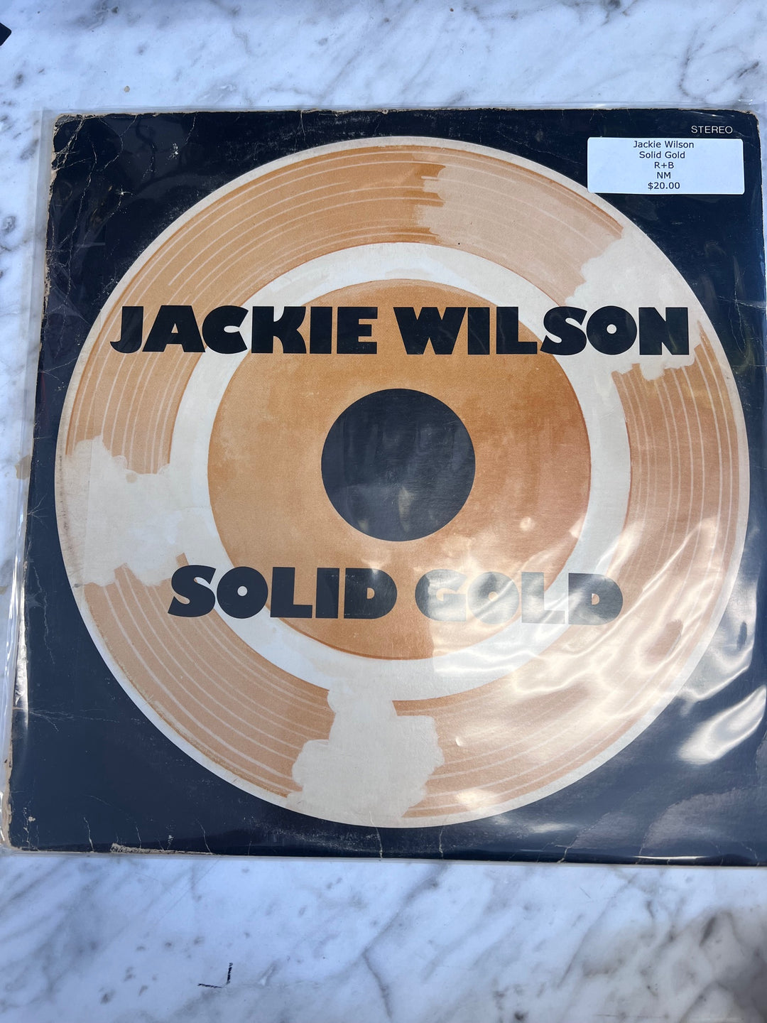 Jackie Wilson - Solid Gold (NM Condition Record, Worn Sleeve) Vinyl Record UVR82825