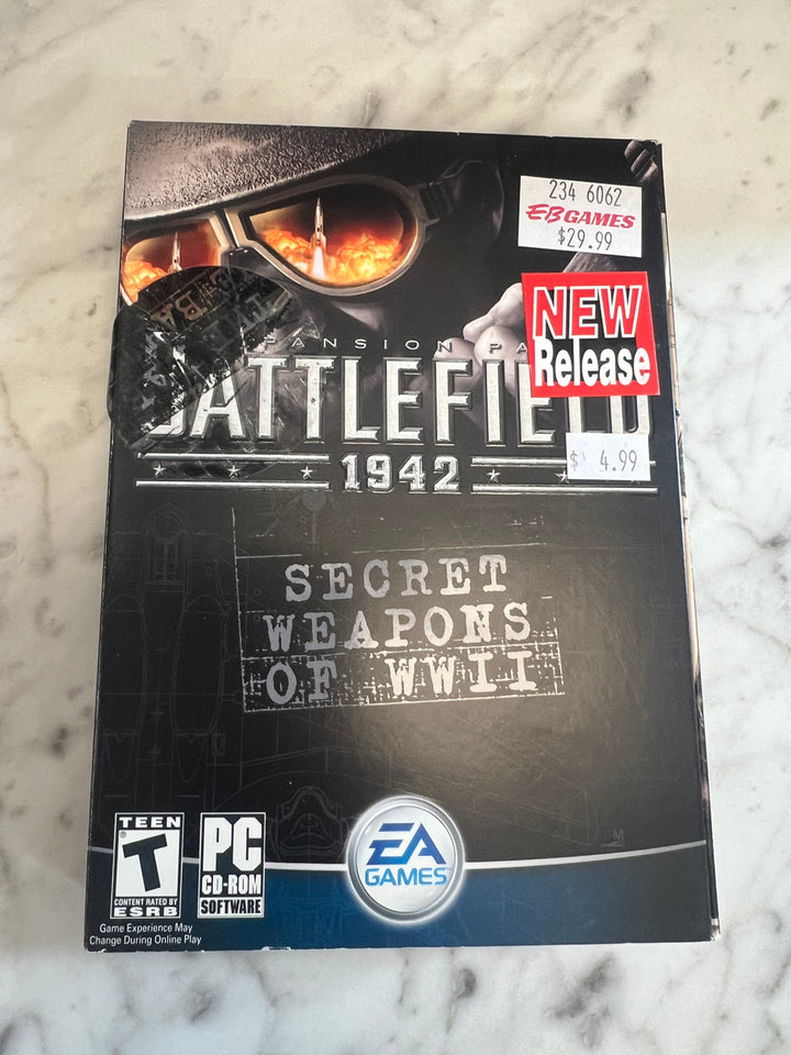 Battlefield 1942 Secret Weapons Of WWII Expansion Pack PC Game