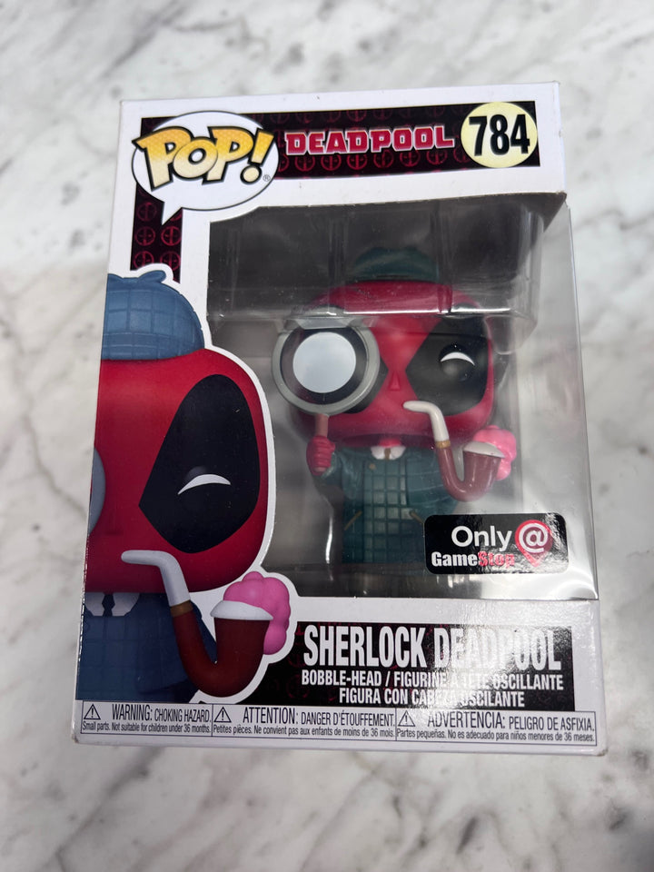 Funko Pop! Sherlock Deadpool #784 Gamestop FP121025