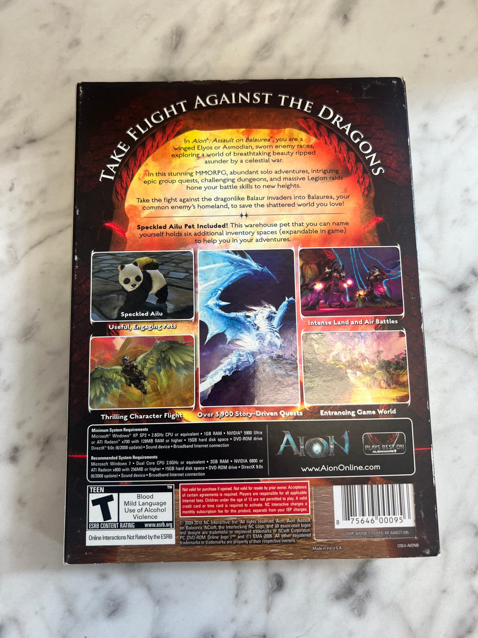 Aion Assault on Balaurea PC Game complete w/ slipcover – Core Gaming