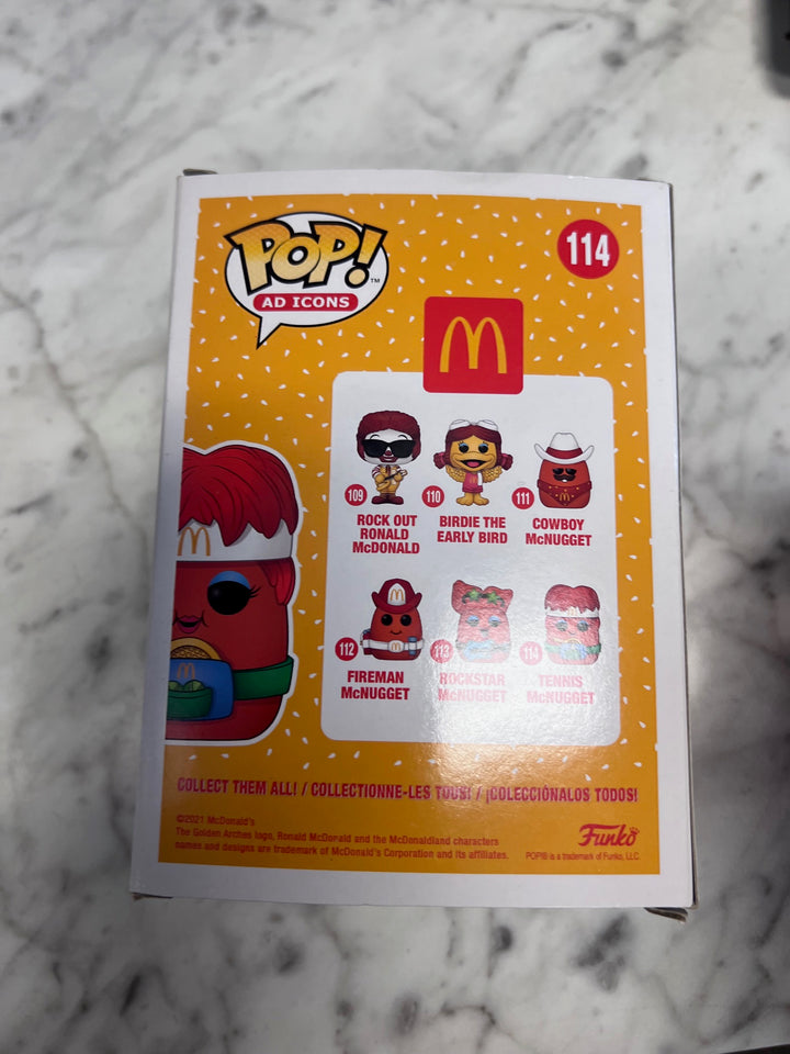 Funko Pop! Ad Icons Tennis McNugget #114 McDonalds  FP121025