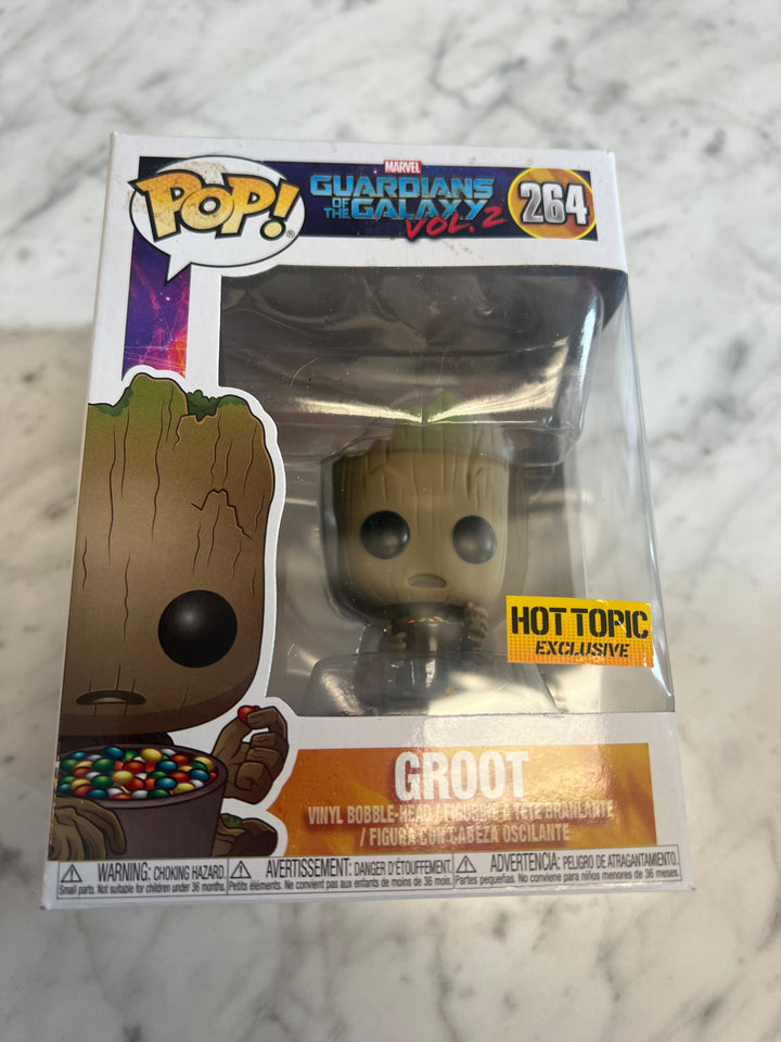 Funko POP! Marvel GOTG Vol. 2 - Groot #264 - Hot Topic Exclusive FN81324