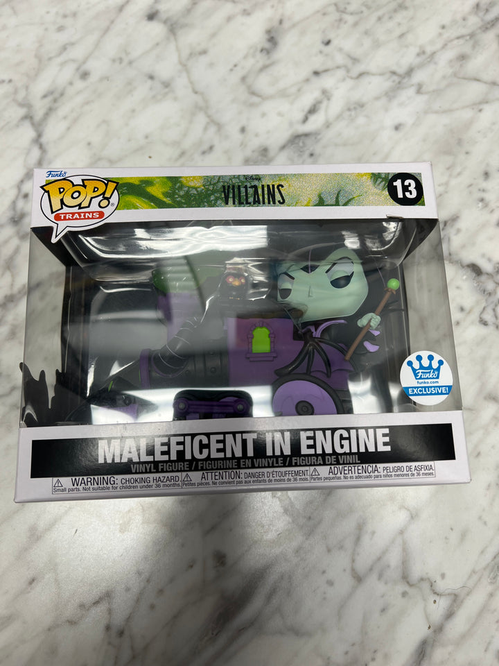 Funko Pop! Maleficent in Engine #13 Vinyl Figure in Train Disney Villains Shop   FP111224