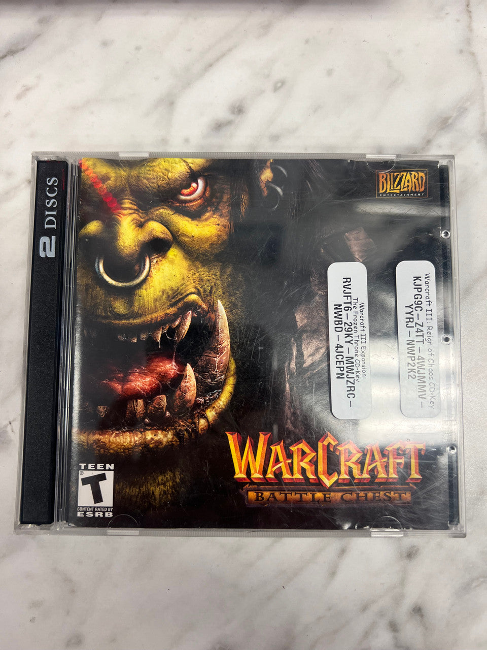 Warcraft Battle Chest PC CD-ROM Jewel case and discs