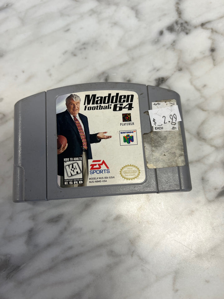 Madden Football 64 - N64 N6925