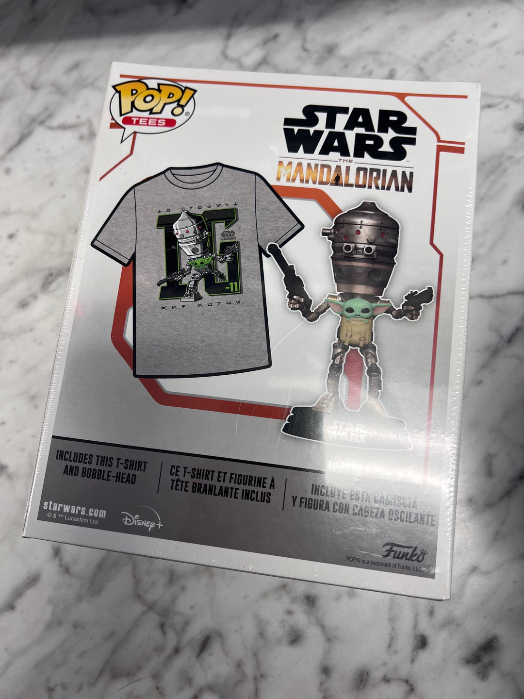 Funko Pop! Tees IG-11 Star Wars the Mandalorian Size M T-Shirt FP121025