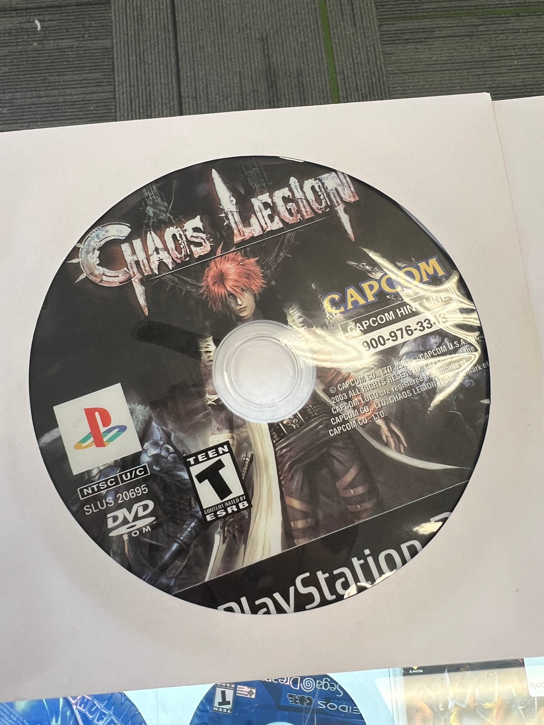 Chaos Legion for PS2 Playstation 2 Disc ONLY Tested and Working   DO111324