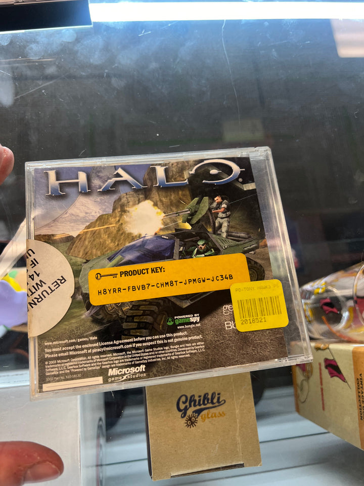 Halo: Combat Evolved (2003) PC CD-ROM Sleeve w/ Product Key RESURFACED DISC