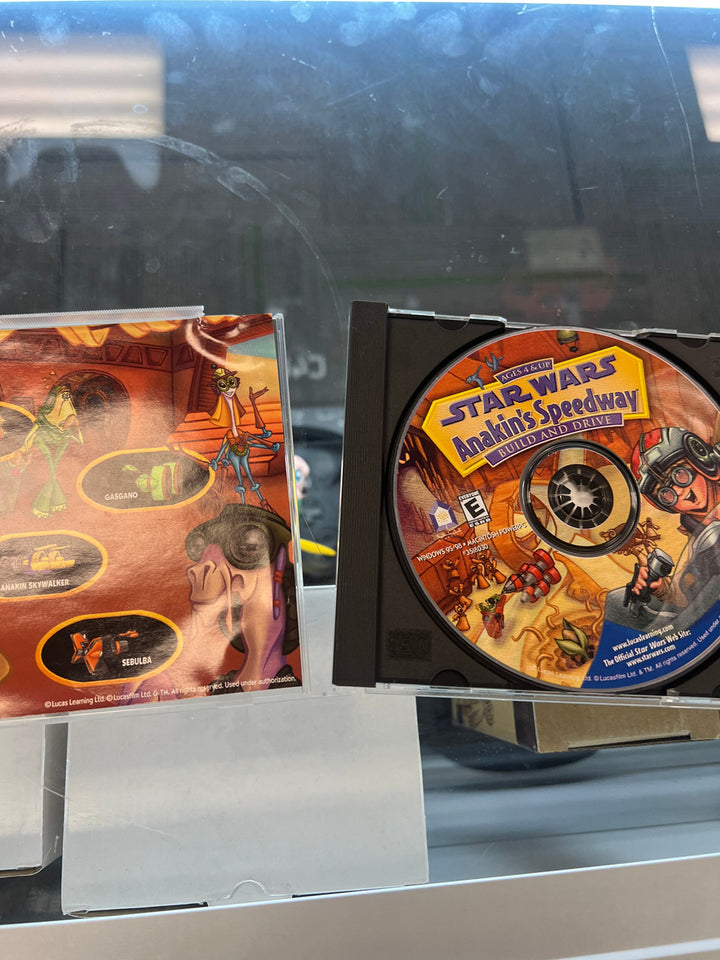 Star Wars Anakin's Speedway Pod Race Build Drive Lucas Sebulba Ben PC CDrom 2000