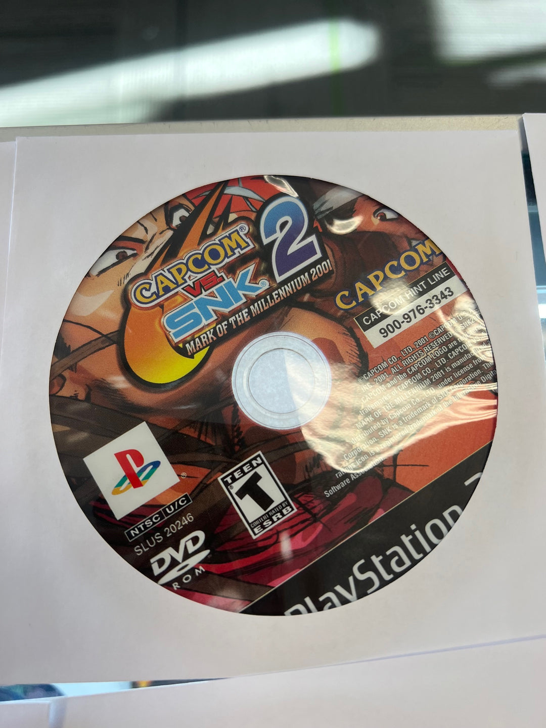 Capcom vs SNK 2 Mark of the Millenium for PS2 Playstation 2 Disc ONLY Tested and Working  DO111324