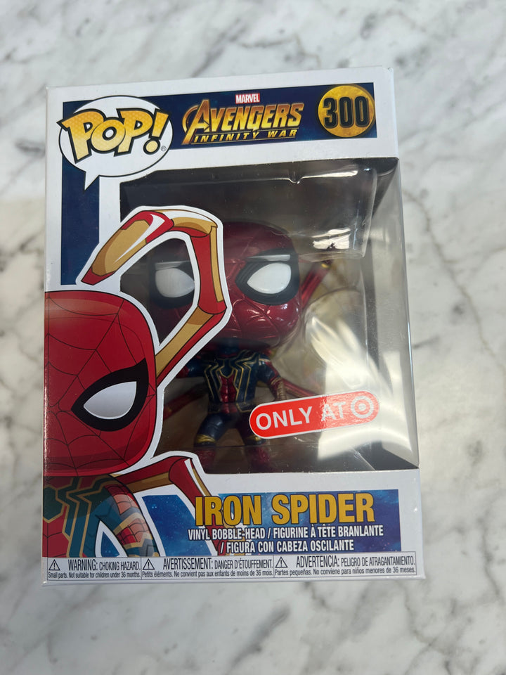 Funko Pop! Marvel Avengers Infinity War Iron Spider #300 Target Exclusive  FN81324