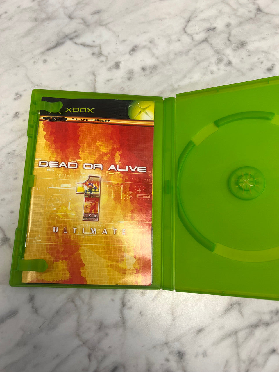 Dead or Alive 1 Ultimate Original Xbox case and manual only