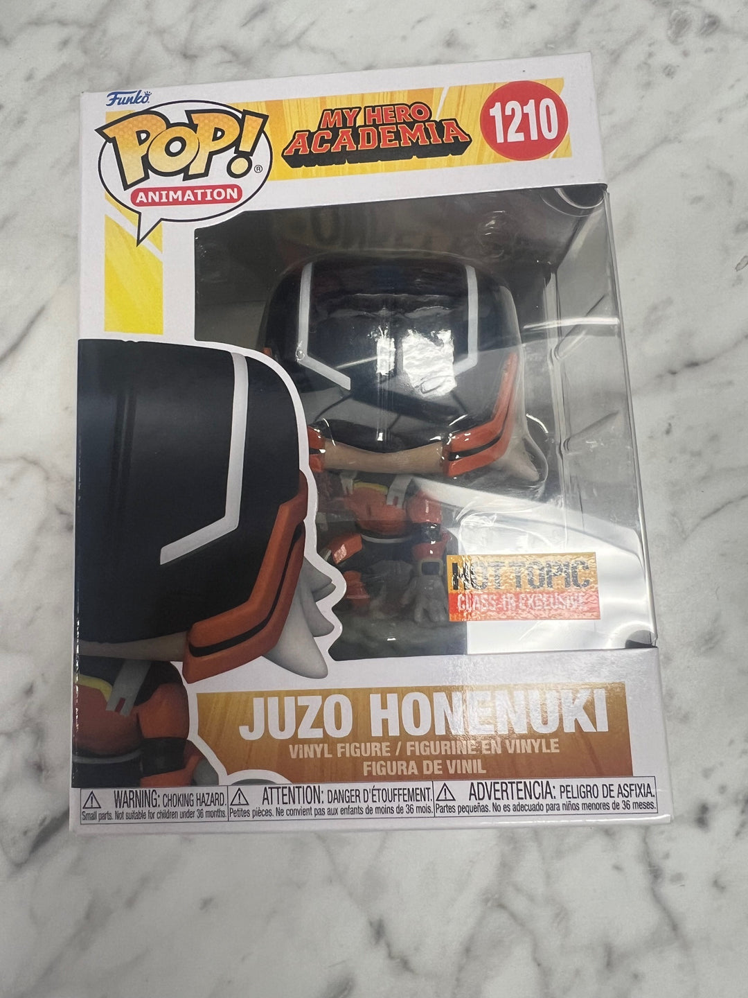 Funko Pop! Juzo Honenuki #1210 My Hero Academia Hot Topic Exclusive FN81324