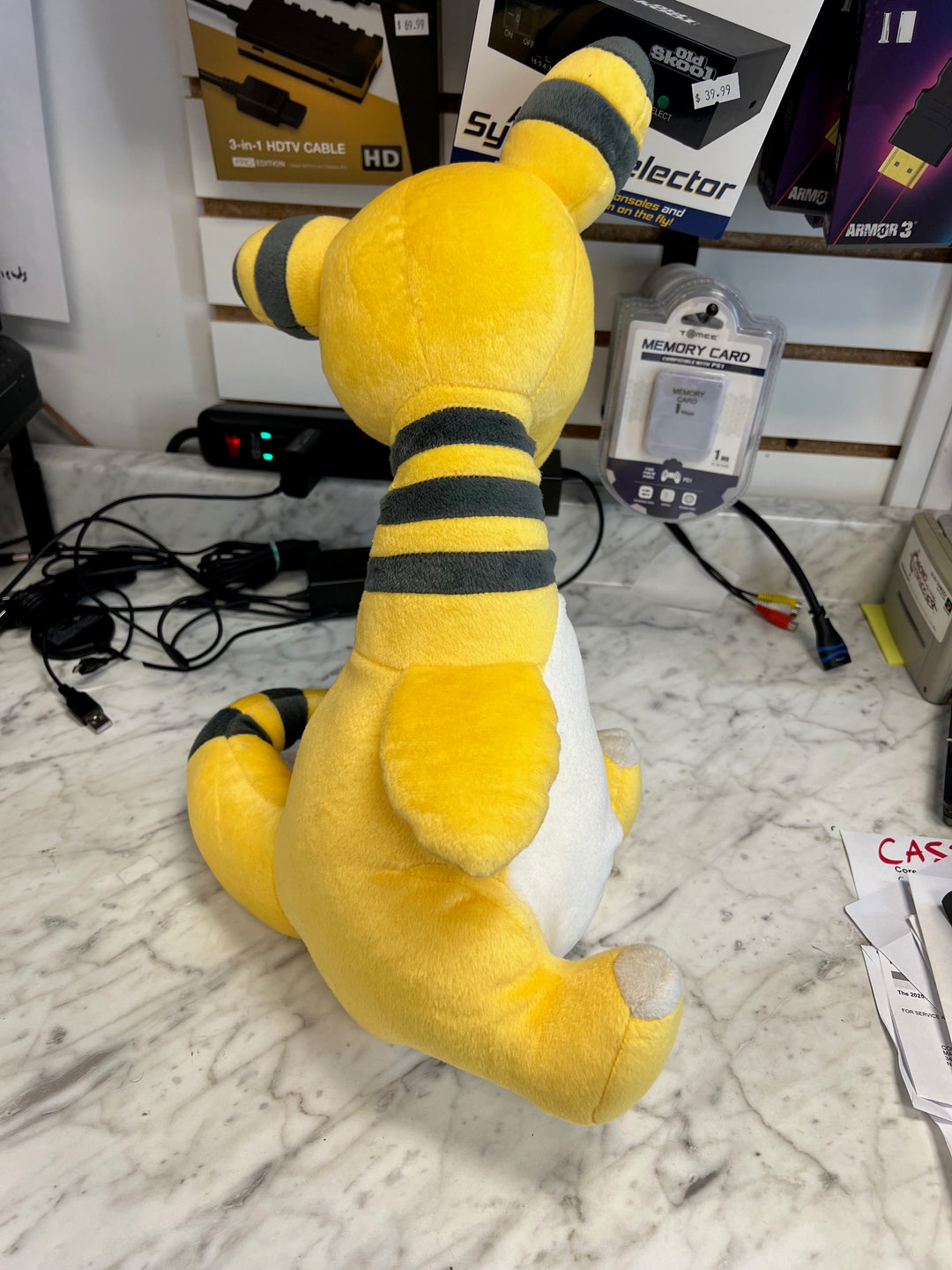 Pokemon Ampharos Plush Bandai Spirits Game Prize P61025
