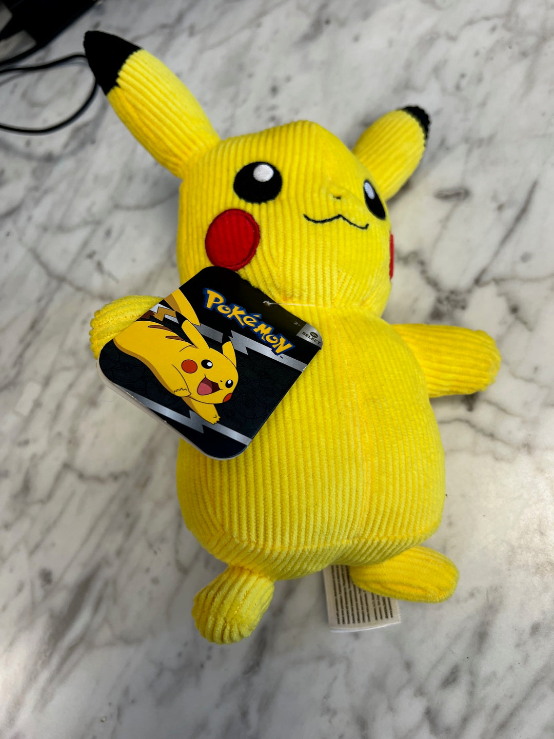 Pokemon Select Wicked Cool Toys Pikachu Corduroy Plush P61025