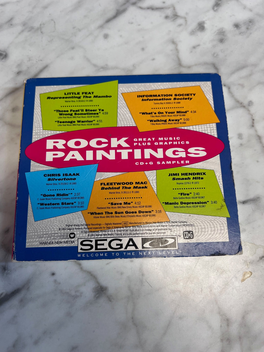 Rock Paintings and Hot Hits - Sega CD C9125