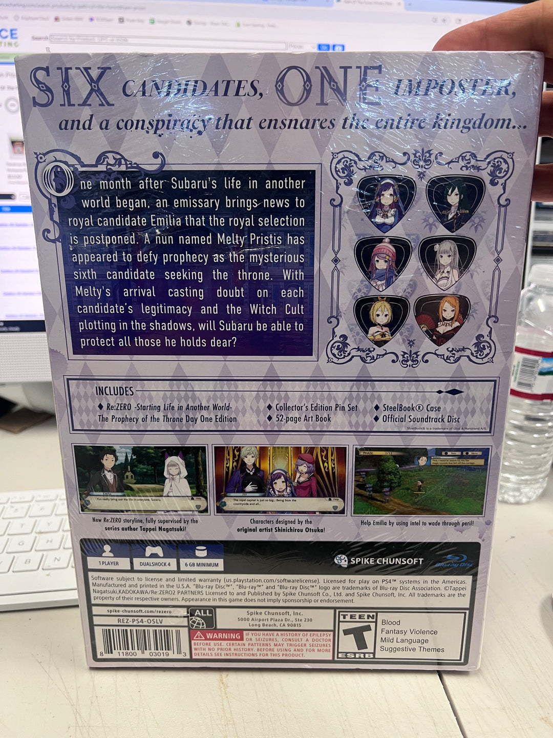 Re:ZERO: The Prophecy of the Throne Collector's Edition - PS4 D9125
