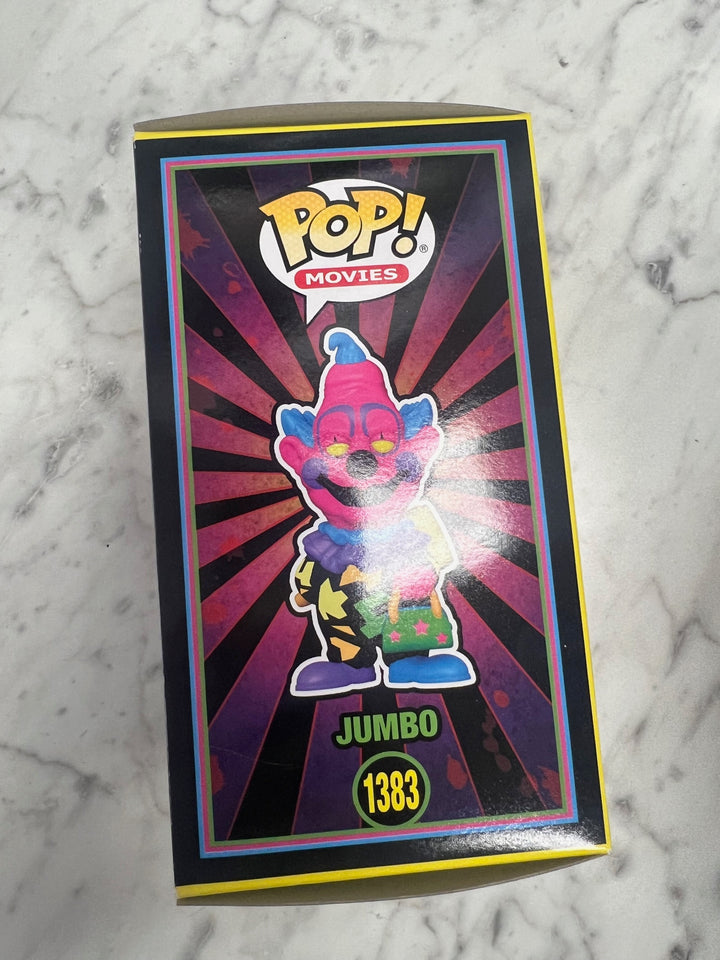 Funko Pop! Killer Klowns from Outer Space JUMBO Vinyl #1383 Black light GameStop FN81324