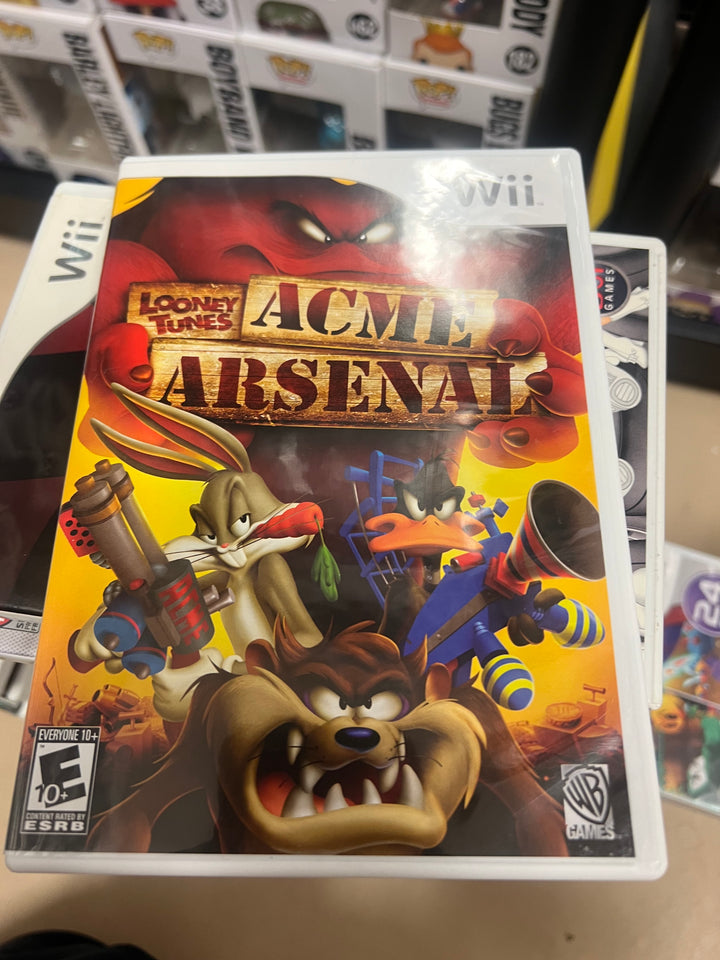 Looney Tunes Acme Arsenal for Nintendo Wii in case!               WII523