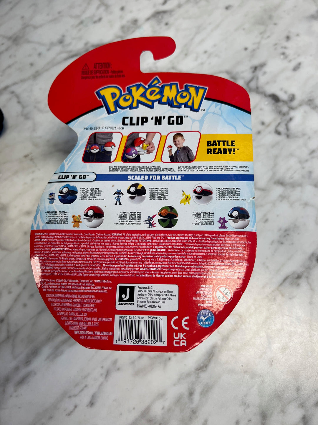 Pokemon Clip 'N' Go SNEASEL + Dusk Ball Battle Ready Action Figure Toy NINTENDO T61025