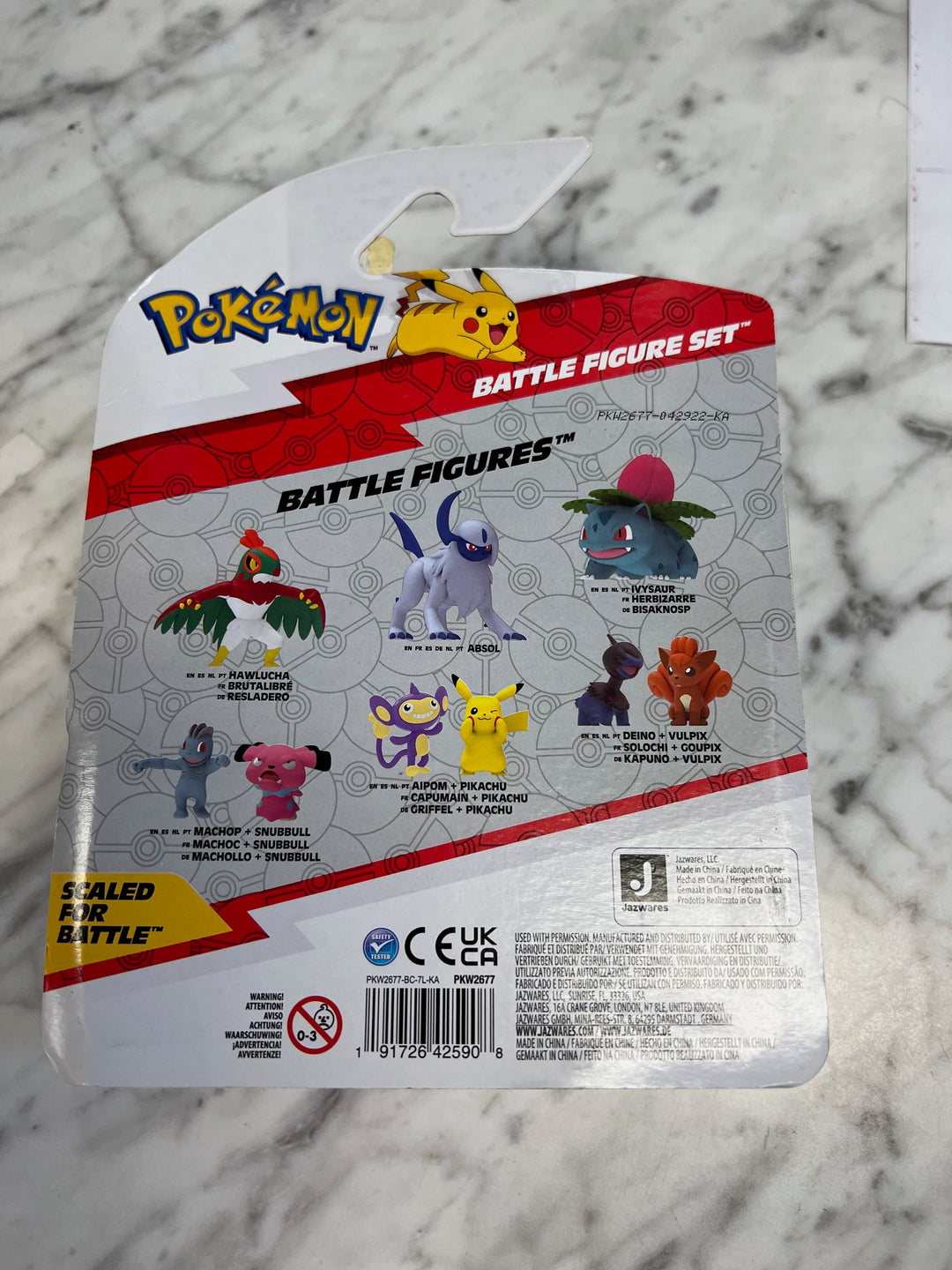 Pokemon Battle Action Figure Set 2022 GROWLITHE DREEPY LUCARIO T61025
