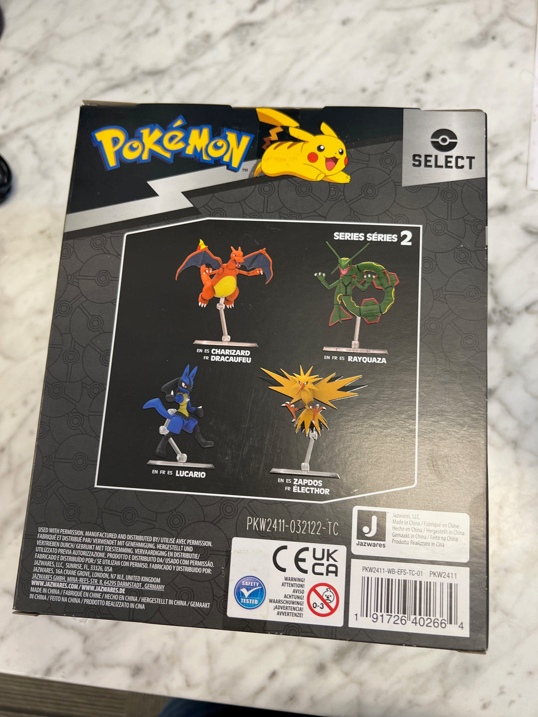 2022 Series 2 Pokemon Select 6" LUCARIO Articulated Battle Figure Display Stand T61025