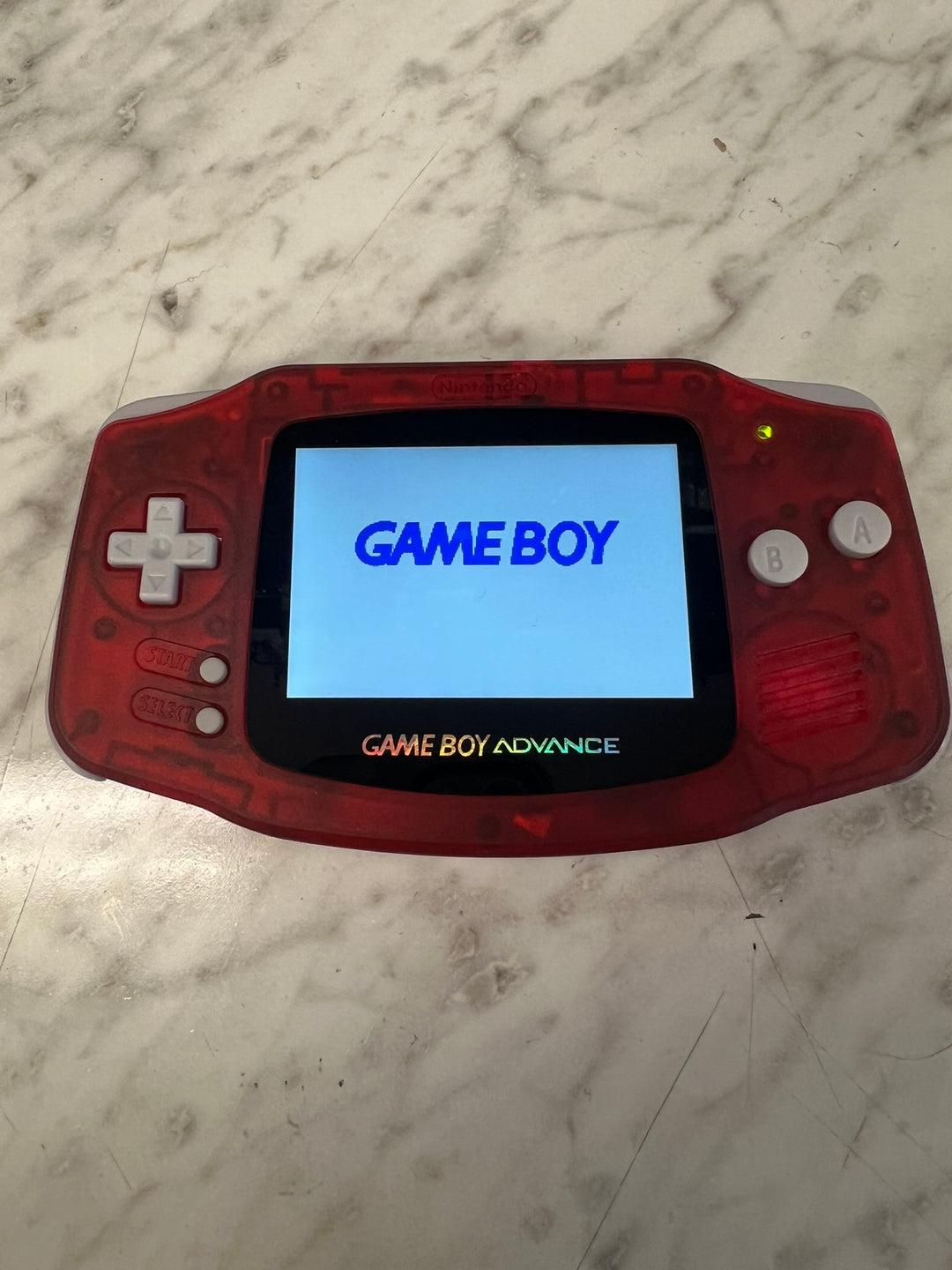 Game Boy Advance Console - IPS Screen Mod and New Shell (select a color)  MC102225
