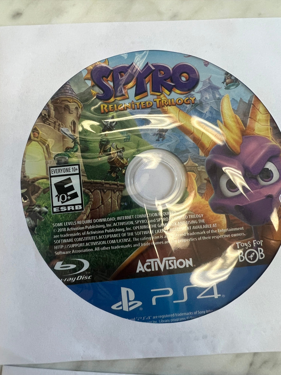 Spyro Reignited Trilogy PS4 Playstation 4 Disc only