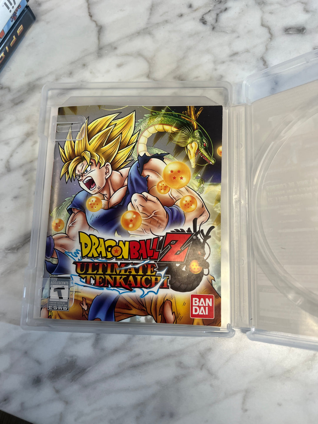 Dragonball Z Ultimate Tenkaichi for PS3 Playstation 3 Case and manual only