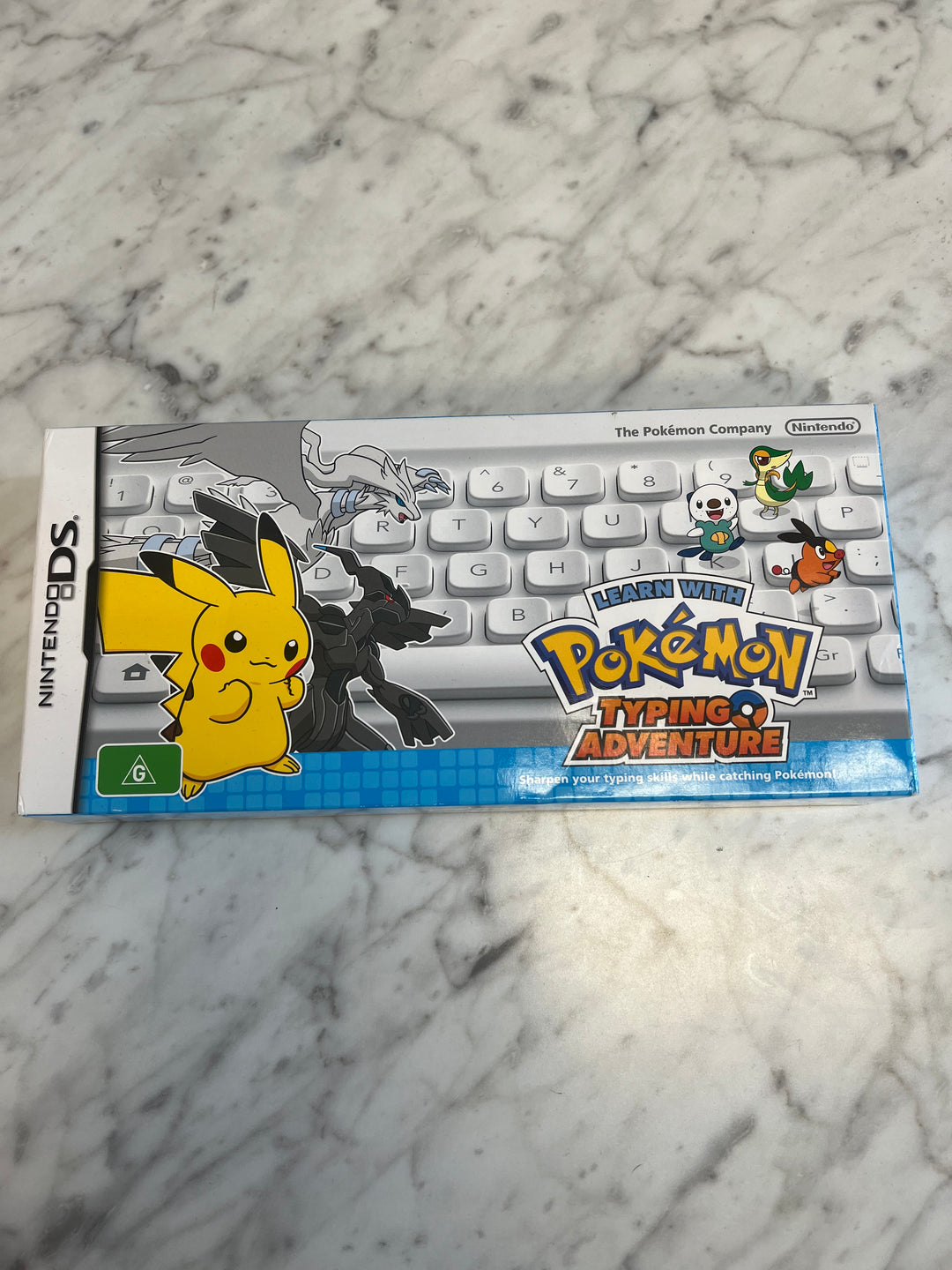 Learn With Pokemon Typing Adventure for Nintendo DS Outer Box ONLY