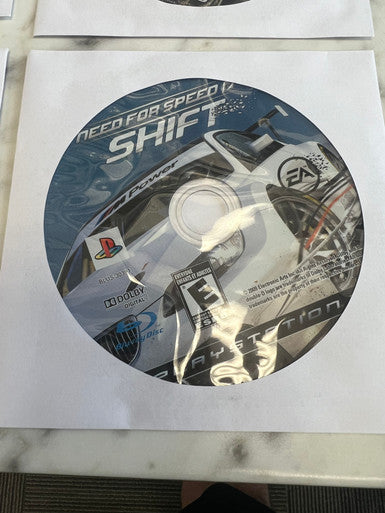 Need for Speed Shift Playstation 3 PS3 Disc Only