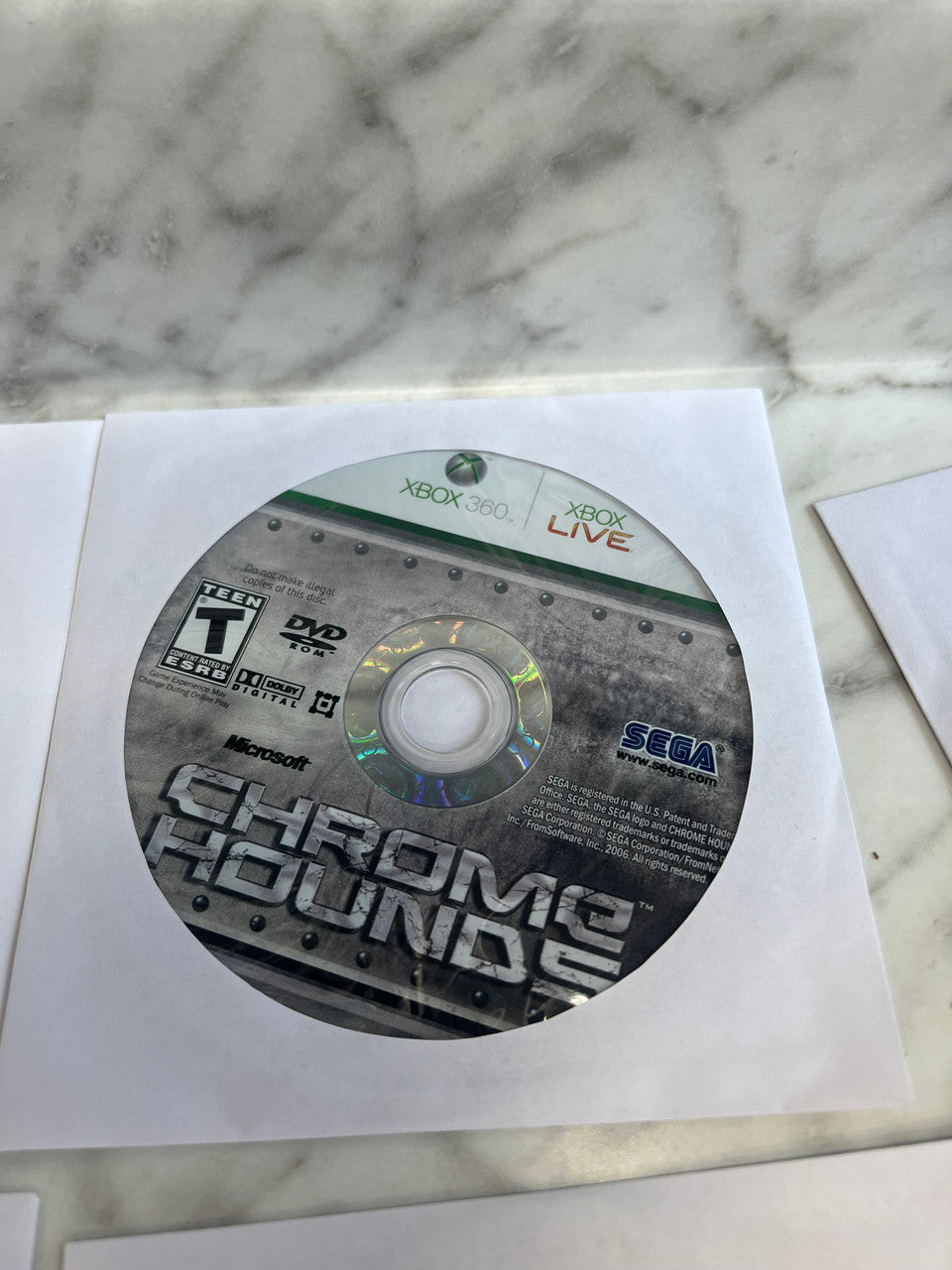 Chrome Hounds Xbox 360 Disc Only