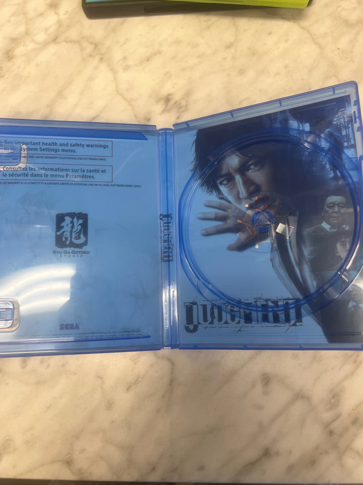Judgment PS5 CASE ONLY NO GAME CO61125