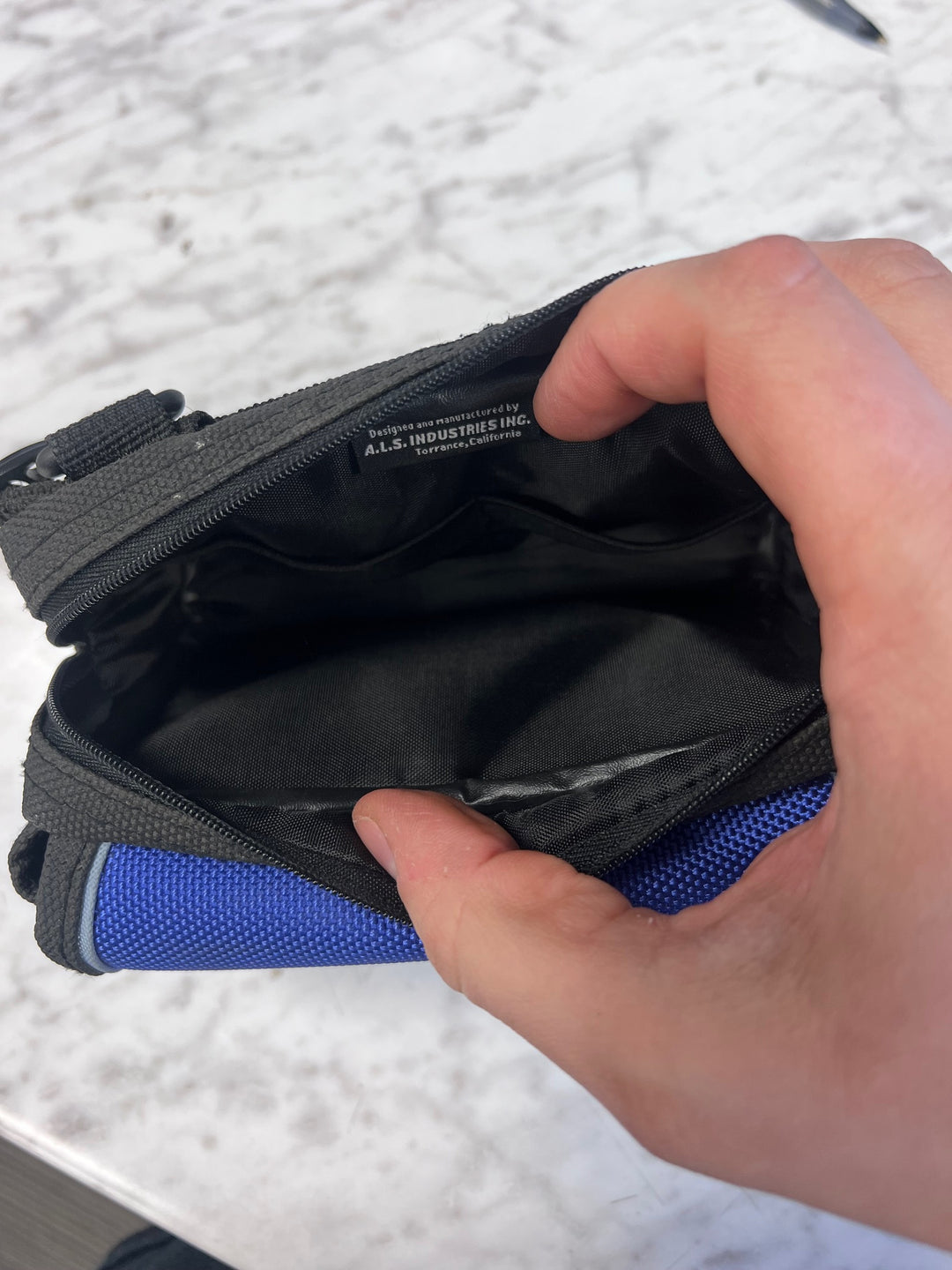 Official Nintendo Game Boy Advance SP Soft Carry Case Black Blue Used UA9225