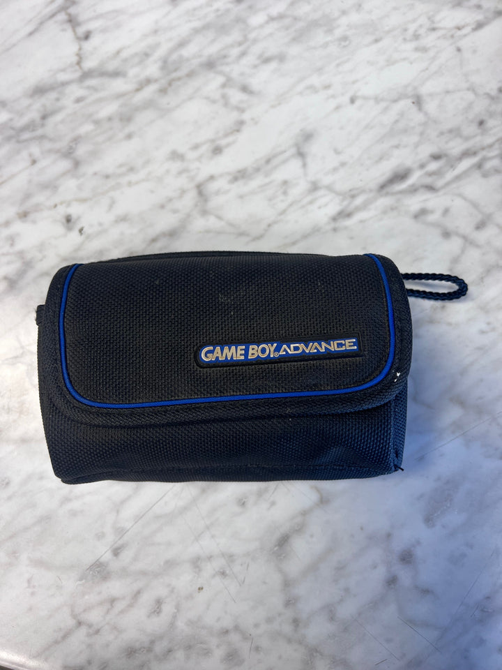 Official Nintendo Game Boy Advance Soft Carry Case Black Blue Used UA9225