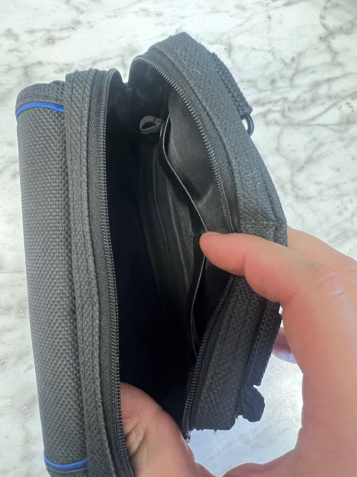 Official Nintendo Game Boy Advance Soft Carry Case Black Blue Used UA9225