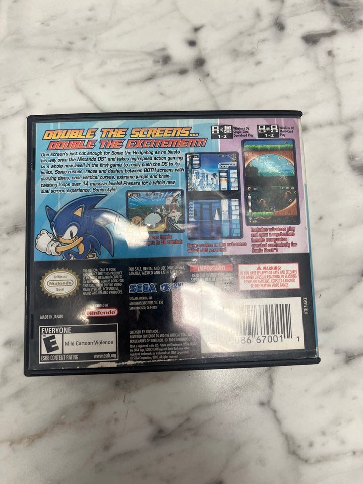 Sonic Rush for Nintendo DS Case ONLY CO111424